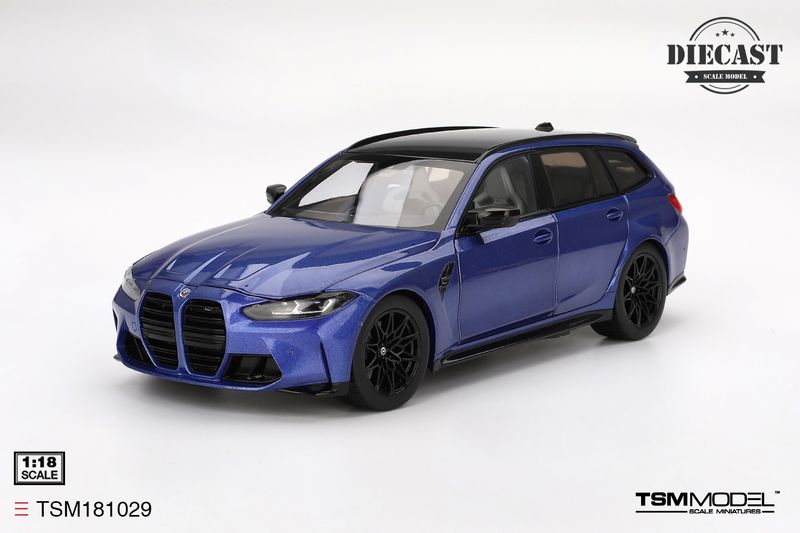 1:18 TSM - 2023 BMW M3 Touring (G81) Isle of Man Blue Metallic