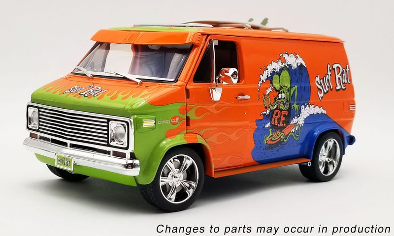 1:18 ACME - 1976 Chevrolet G-Series Van - Rat Fink 1:18 ACME - 1976 Chevrolet G-Series Van - Rat Fink