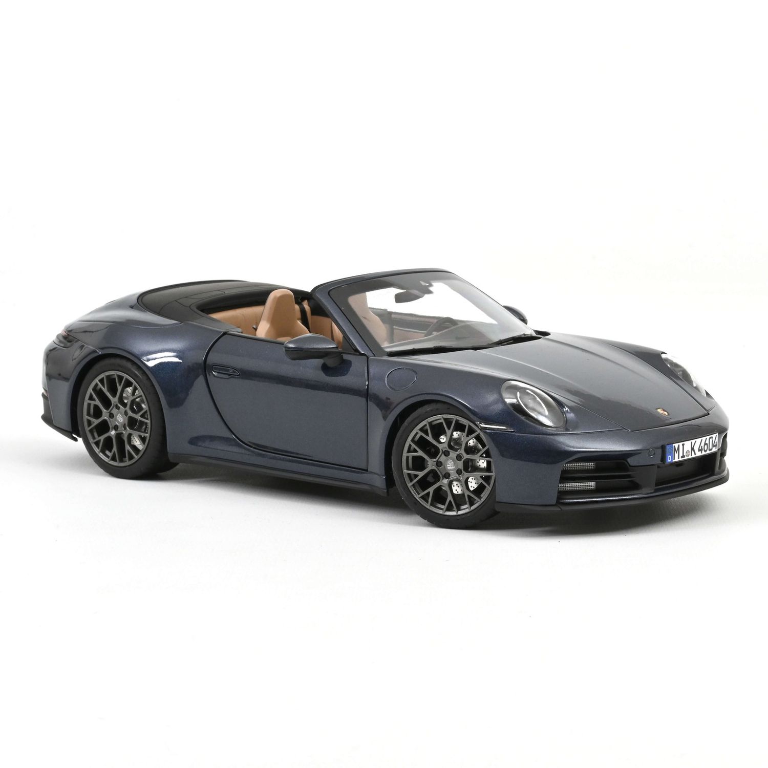1:18 Norev - 2025 Porsche 911 992-2 Carrera Cabriolet Blue Metallic