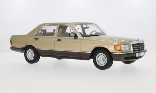 1:18 MCG - Mercedes S-Klasse (W126), beige, 1979