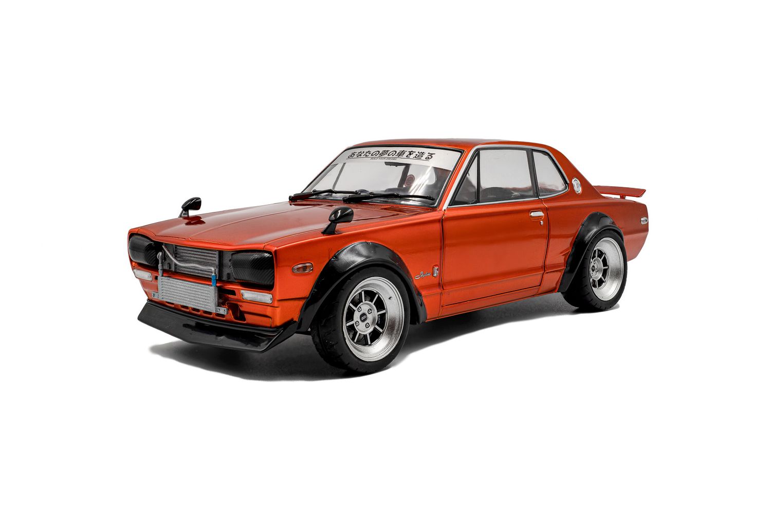 1:18 Solido - 1970 Nissan Skyline (C10) Hakosuka Solido Works Orange Metallic