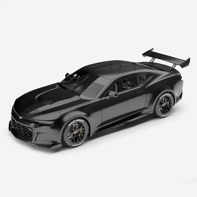 1:18 Authentic Collectables - Plain Body Chevrolet Camaro ZL1 Gen3 Supercar - Matte Black