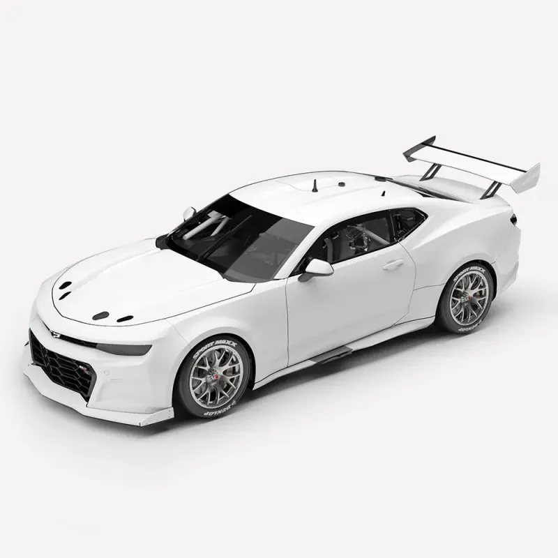 1:18 Authentic Collectables - Plain Body Chevrolet Camaro ZL1 Gen3 Supercar - Gloss White