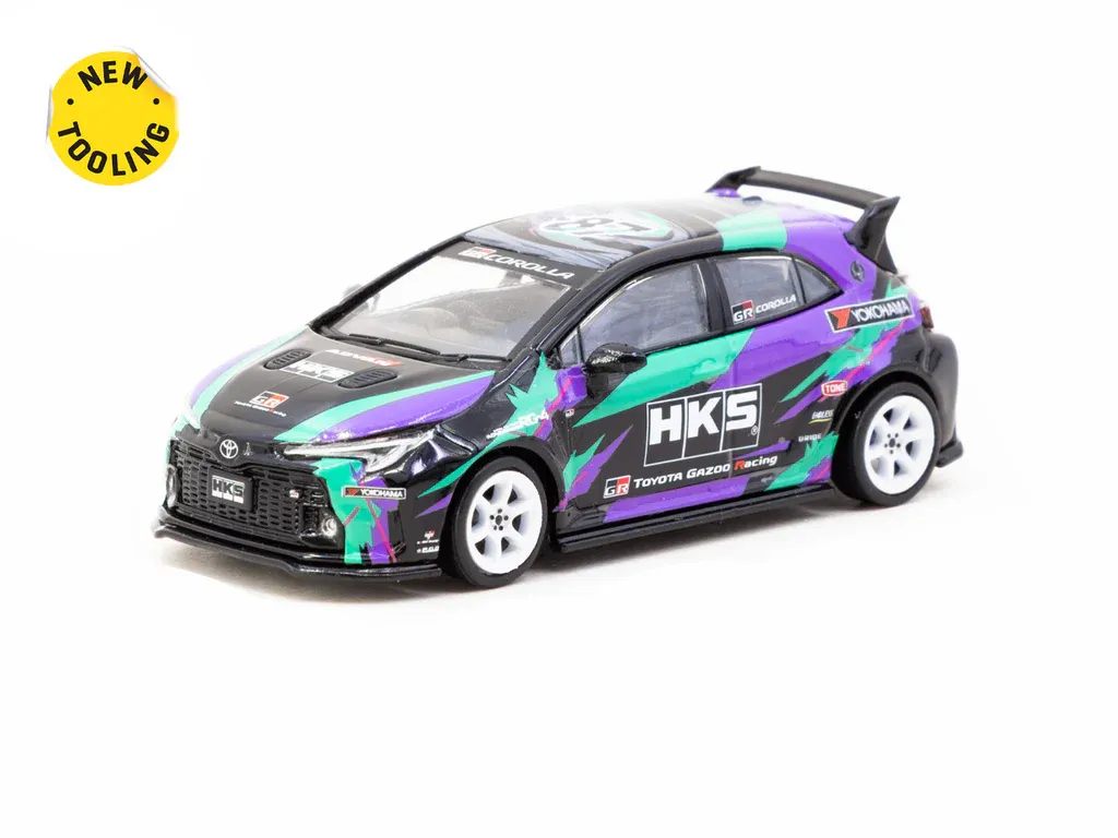 1:64 Tarmac - Toyota GR Corolla *HKS* 1:64 Tarmac - Toyota GR Corolla *HKS*