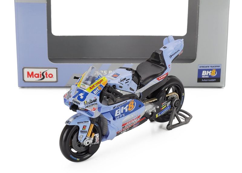 1:18 Maisto - Ducati Desmosedici GP25 Team Gresini Racing #73 Moto GP Season 2025 Alex Marquez 1:18 Maisto - Ducati Desmosedici GP25 Team Gresini Racing #73 Moto GP Season 2025 Alex Marquez