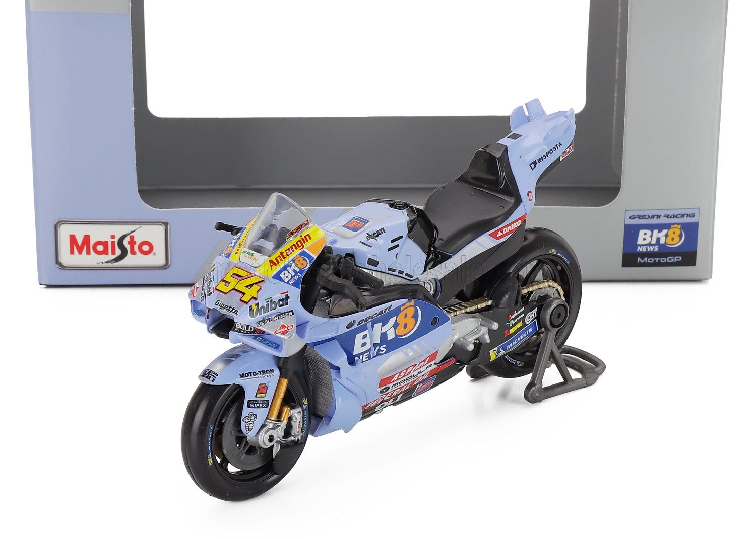 1:18 Maisto - Ducati Desmosedici GP25 Team Gresini Racing #54 Moto GP Season 2025 F. Aldeguer