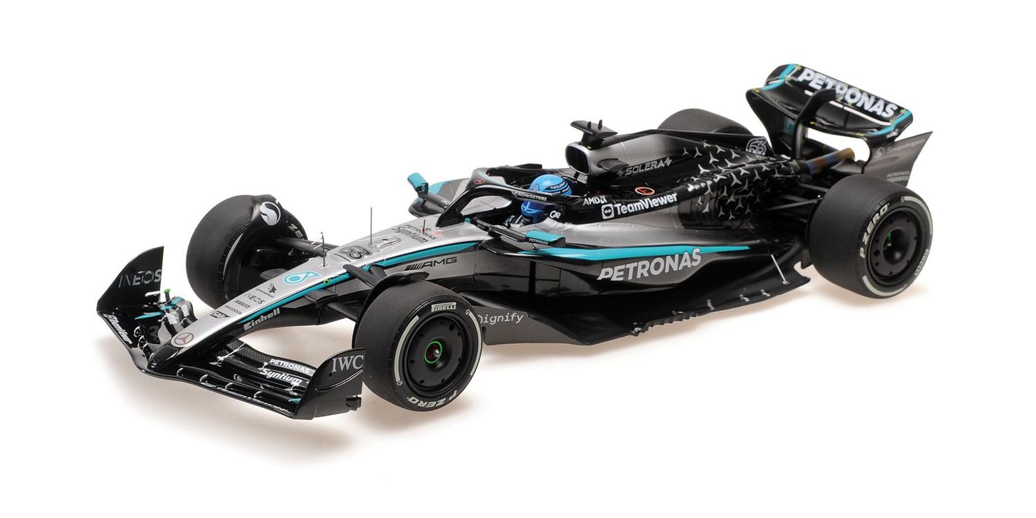 1:18 Minichamps - Mercedes-AMG F1 W16 E Performance #63 Petronas Canadian GP 2025 G. Russell – Sieger 1:18 Minichamps - Mercedes-AMG F1 W16 E Performance #63 Petronas Canadian GP 2025 G. Russell – Sieger