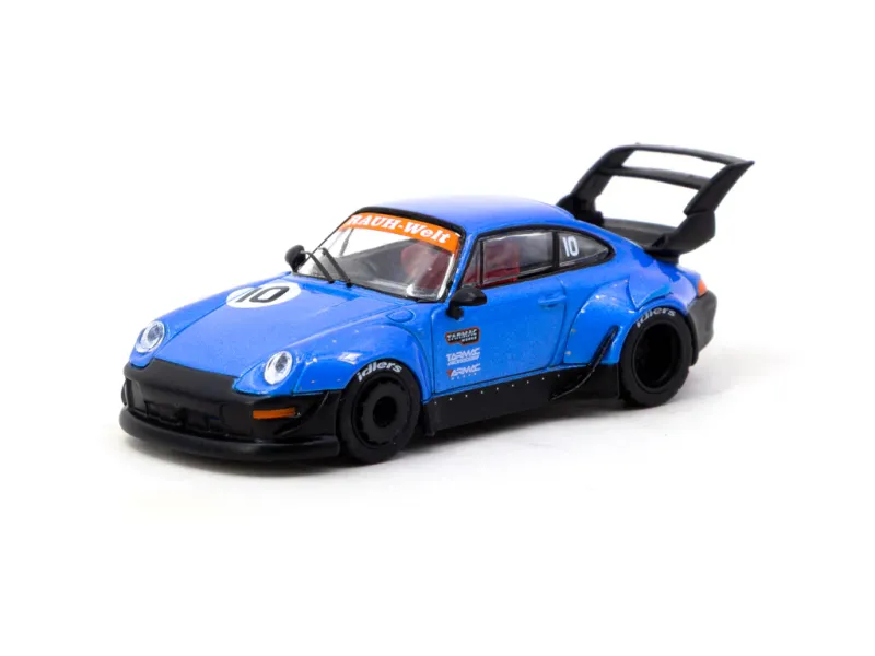 1:64 Tarmac - RWB 993 *Tarmac Works 10th Anniversary*, black/blue 1:64 Tarmac - RWB 993 *Tarmac Works 10th Anniversary*, black/blue