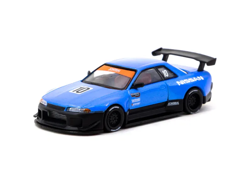 1:64 Tarmac - Nissan Skyline (SR32) Widebody Designed by Jon Sibal *Tarmac Works 10th Anniversary*, black/blue 1:64 Tarmac - Nissan Skyline (SR32) Widebody Designed by Jon Sibal *Tarmac Works 10th Anniversary*, black/blue