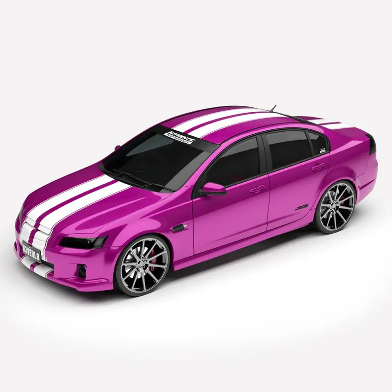 1:18 Authentic Collectables - Holden VE Commodore SS V - ‘N3VERL8’ Street Custom - Fast And The Fuchsia