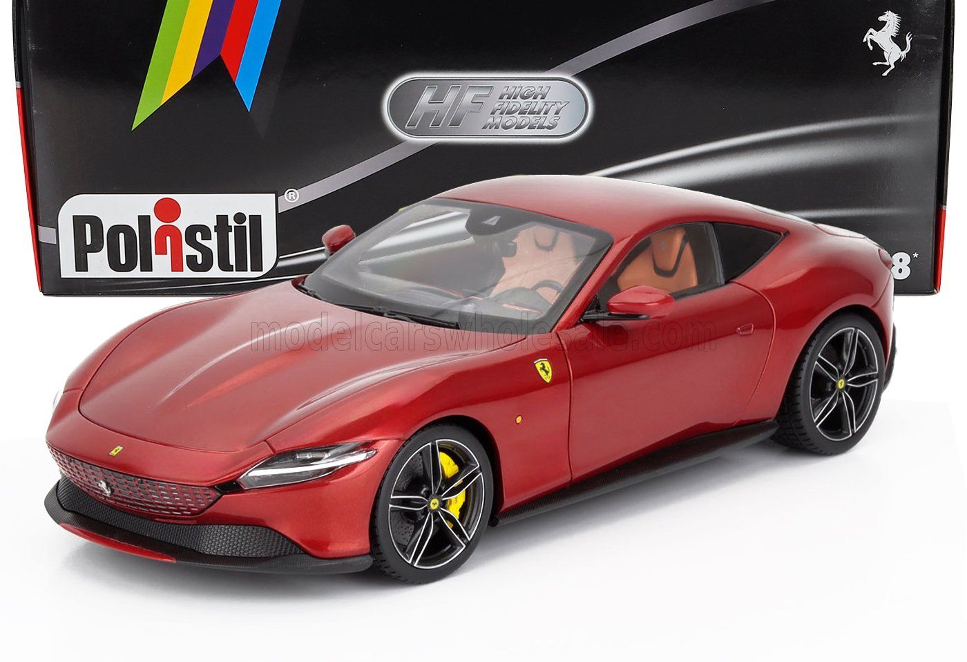 1:18 Polistil - 2019 Ferrari Roma Rosso Magma