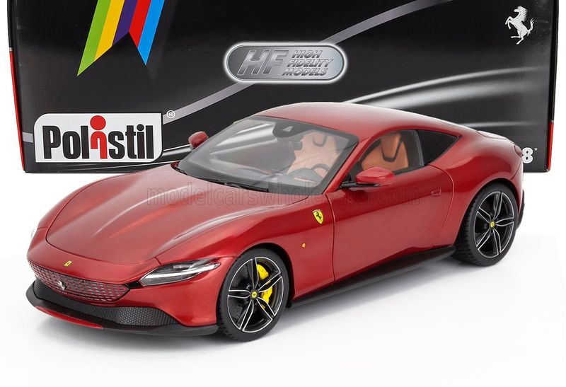 1:18 Polistil - 2019 Ferrari Roma Rosso Magma