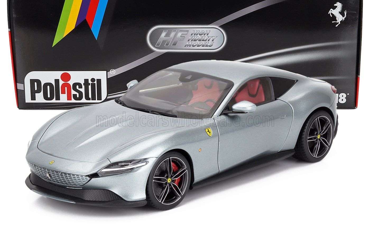 1:18 Polistil - 2019 Ferrari Roma Grigio Titanio