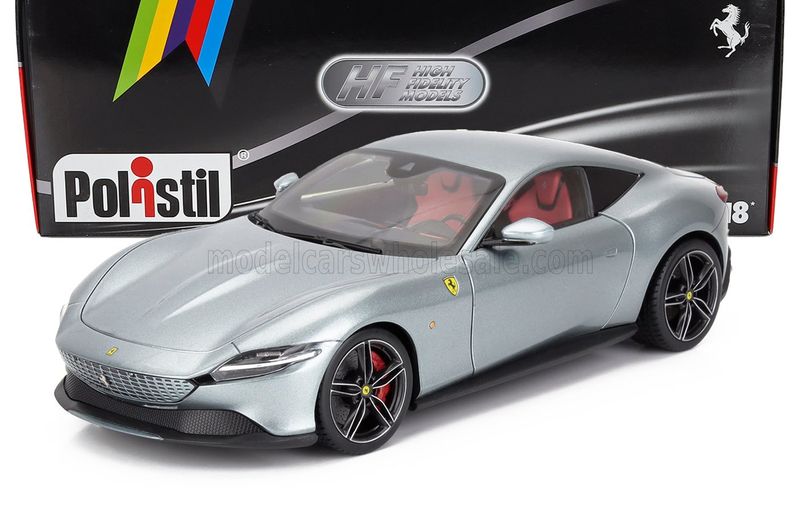 1:18 Polistil - 2019 Ferrari Roma Grigio Titanio