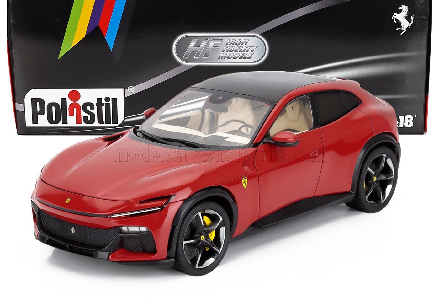 1:18 Polistil - 2022 Ferrari Purosangue Rosso Corsa 322