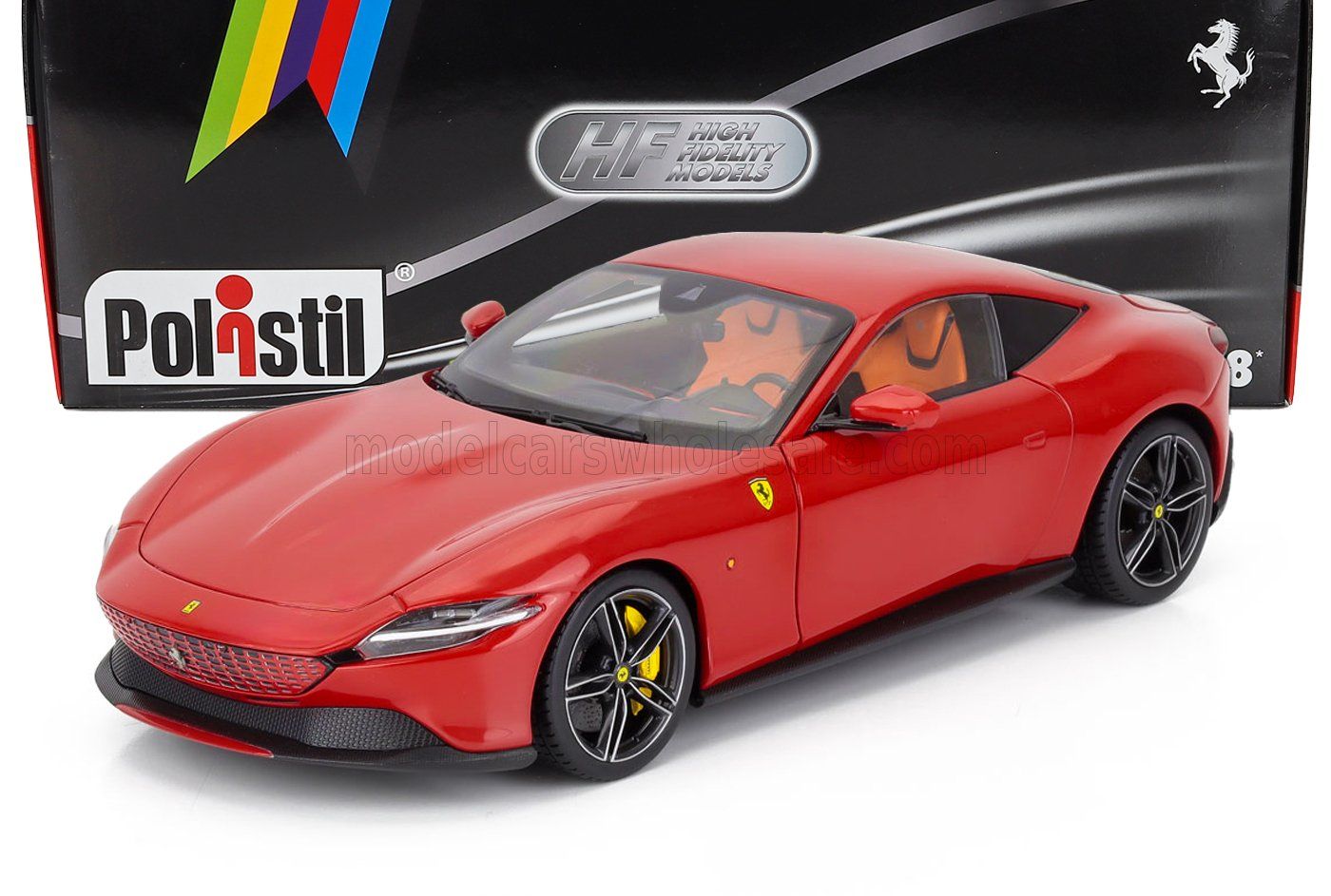 1:18 Polistil - 2019 Ferrari Roma Rosso Magma 1:18 Polistil - 2019 Ferrari Roma Rosso Magma