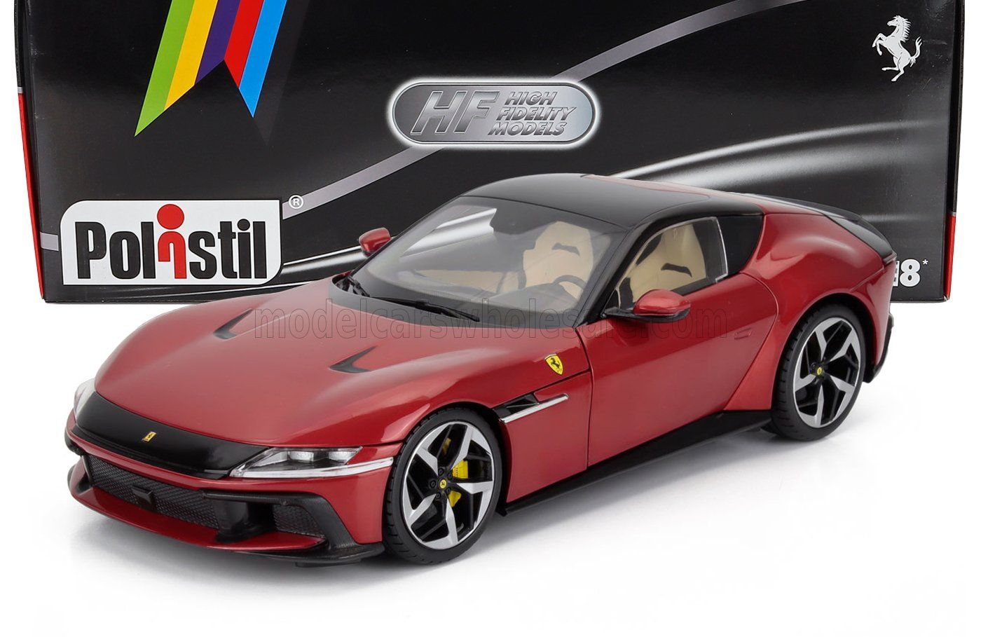 1:18 Polistil - 2025 Ferrari 12 Cilindri Rosso Imola 1:18 Polistil - 2025 Ferrari 12 Cilindri Rosso Imola