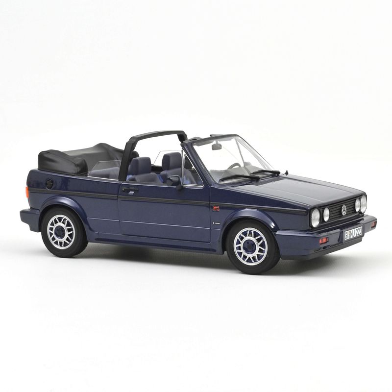 1:18 Norev - 1992 Volkswagen Golf 1 Cabrio Blue Metallic 1:18 Norev - 1992 Volkswagen Golf 1 Cabrio Blue Metallic