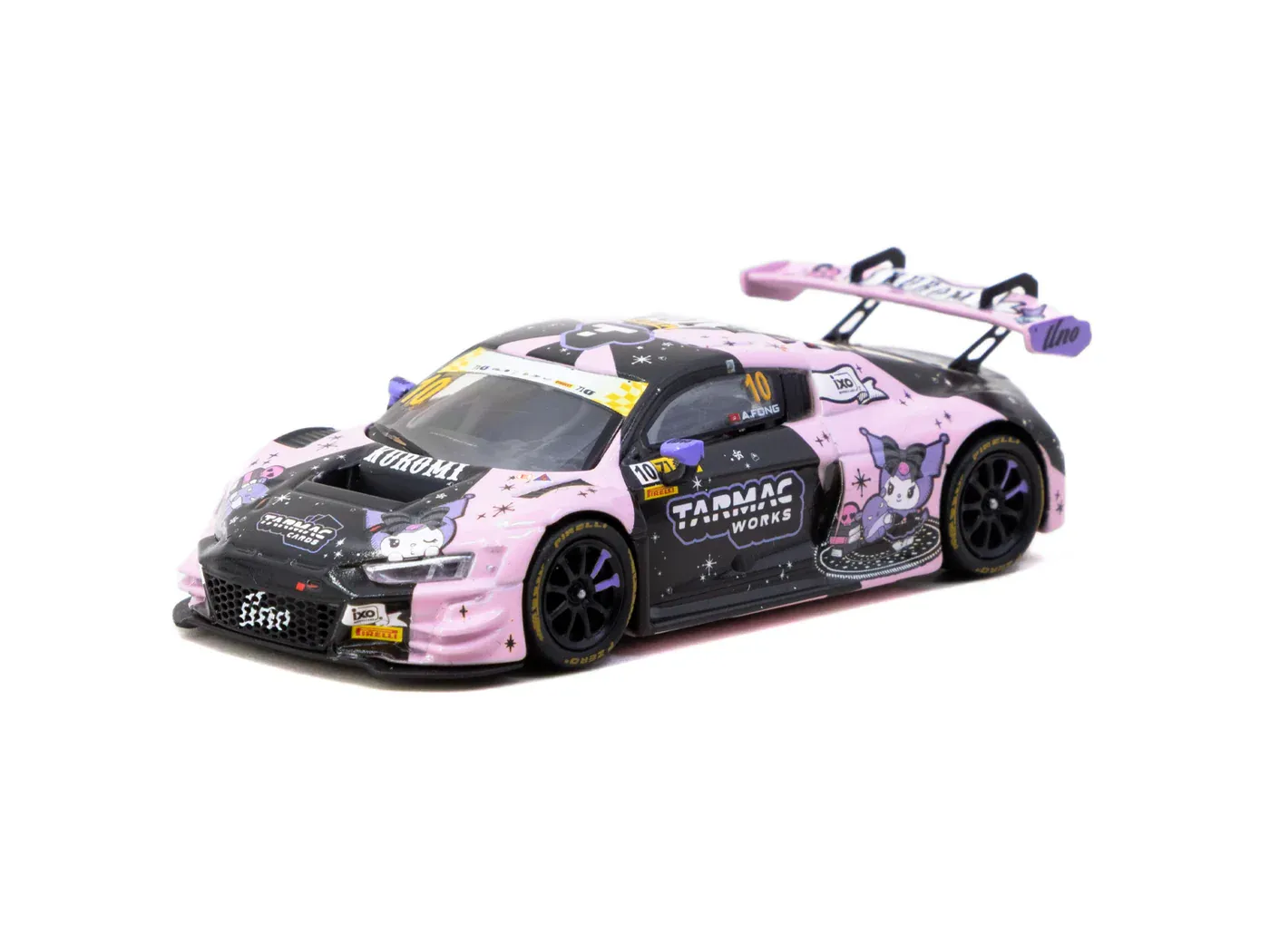 1:64 Tarmac - 2024 Audi R8 LMS GT3 evo II #10 Adderly Fong Macau GT Cup - FIA GT World Cup Uno Racing *Tarmac Cards*