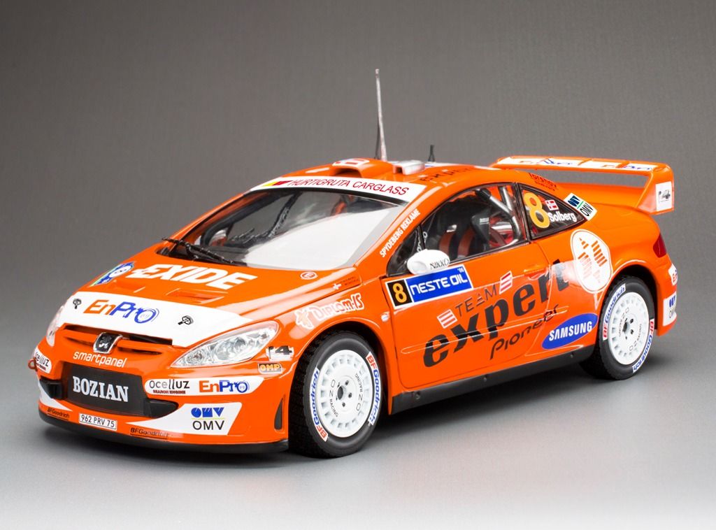 1:18 Sunstar - 2006 Peugeot 307 WRC #8 H.Solberg/C.Menkerud Neste Rally Finland