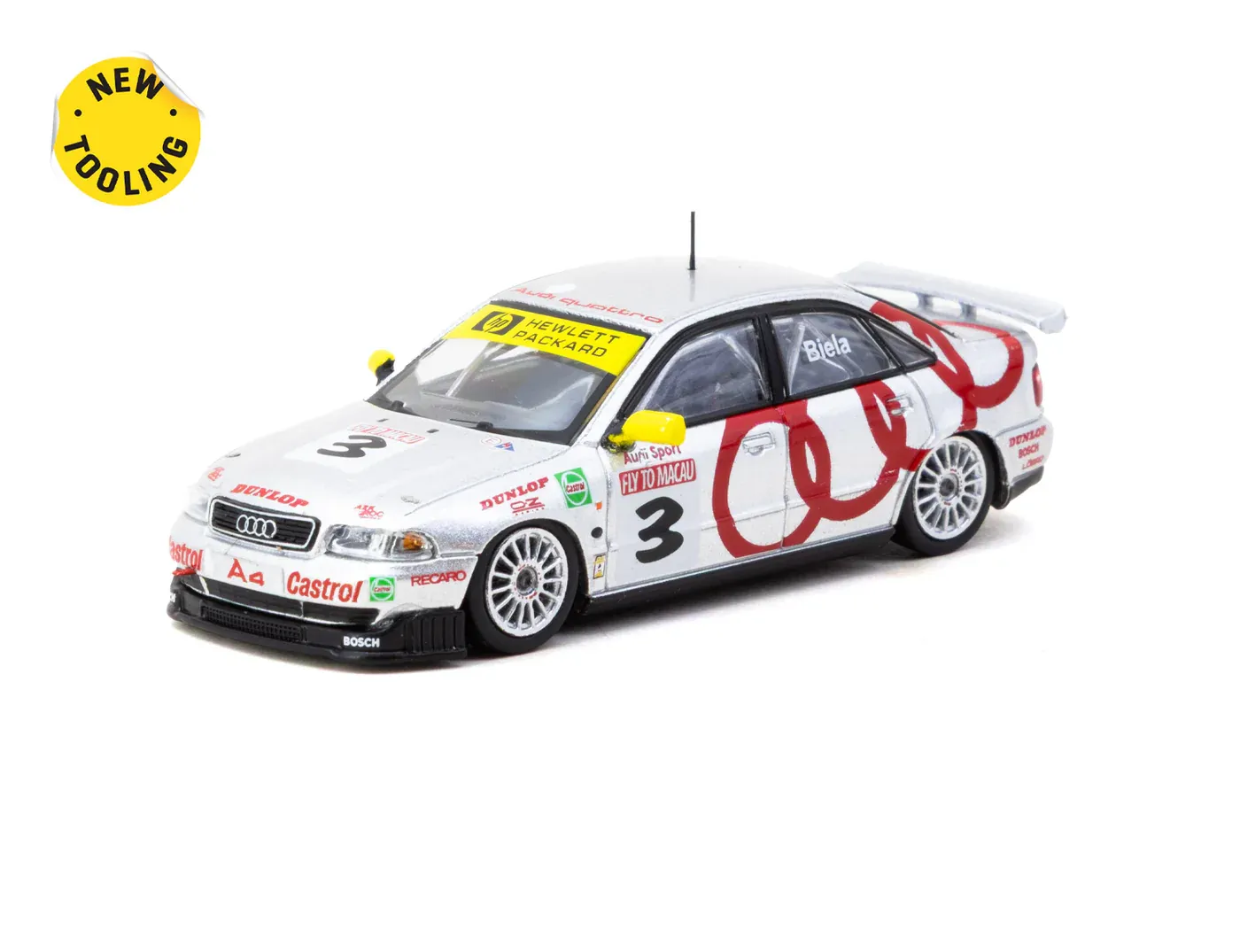 1:64 Tarmac - 1996 Audi A4 Quattro #3 Frank Biela Macau Guia Race Winner