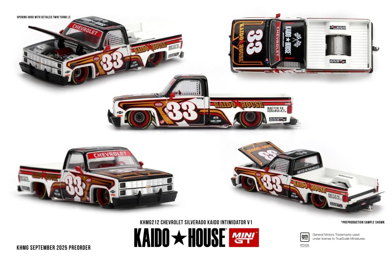 1:64 Mini GT - 1980 Chevrolet Silverado Kaido Intimidator V1