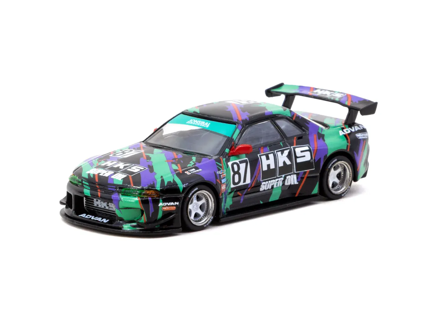 1:64 Tarmac - Nissan Skyline (R32) Widebody *HKS* *Tarmac Cards* 1:64 Tarmac - Nissan Skyline (R32) Widebody *HKS* *Tarmac Cards*
