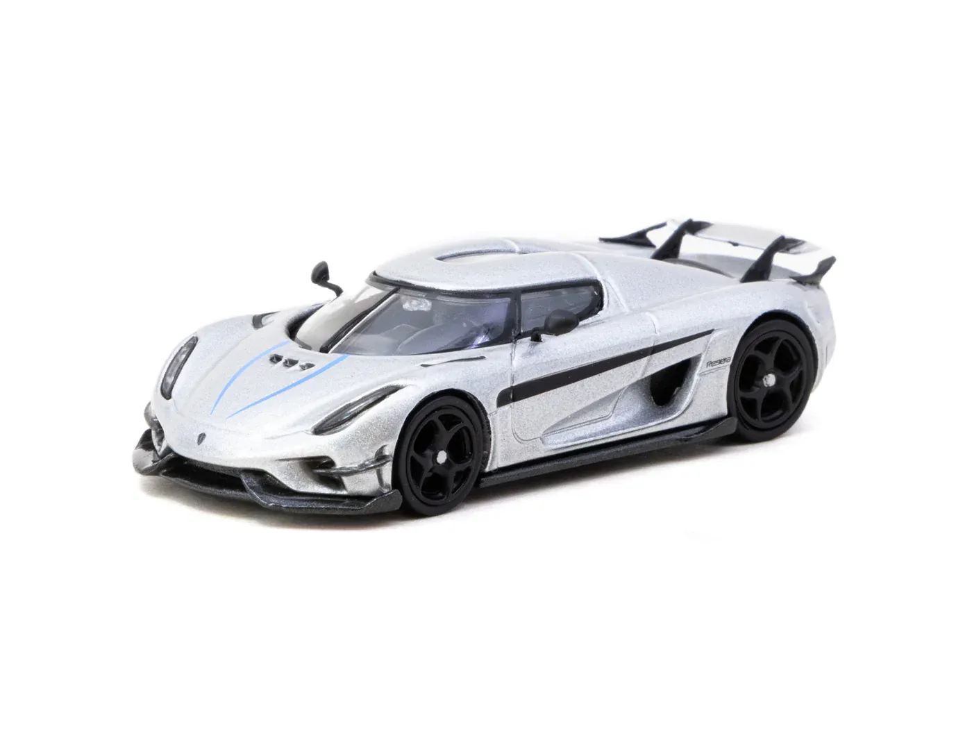 1:64 Tarmac - Koenigsegg Regera, silver metallic *Tarmac Cards*
