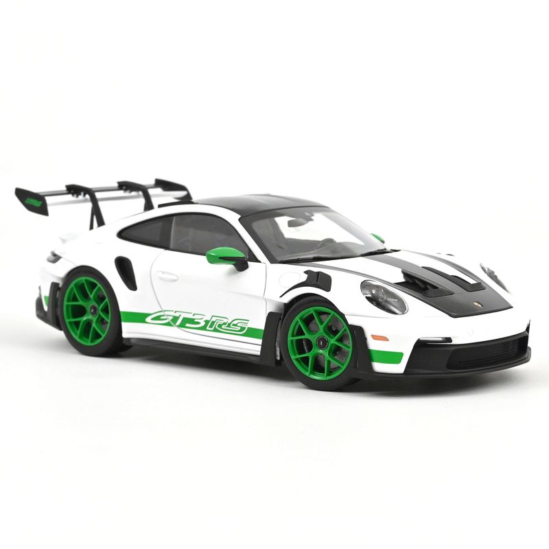 1:18 Norev - 2022 Porsche 911 992 GT3 RS Tribute To Carrera RS Package White Green
