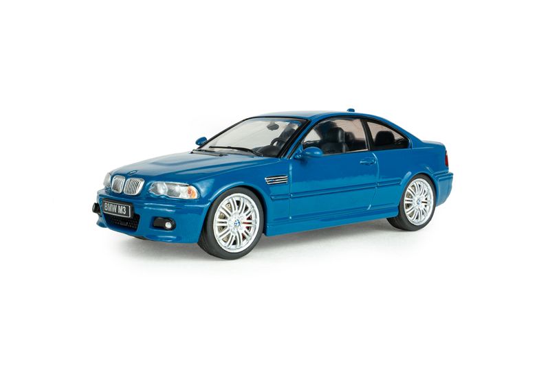 1:43 Solido - 2000 BMW E46 M3 Coupe Laguna Seca Blue 1:43 Solido - 2000 BMW E46 M3 Coupe Laguna Seca Blue