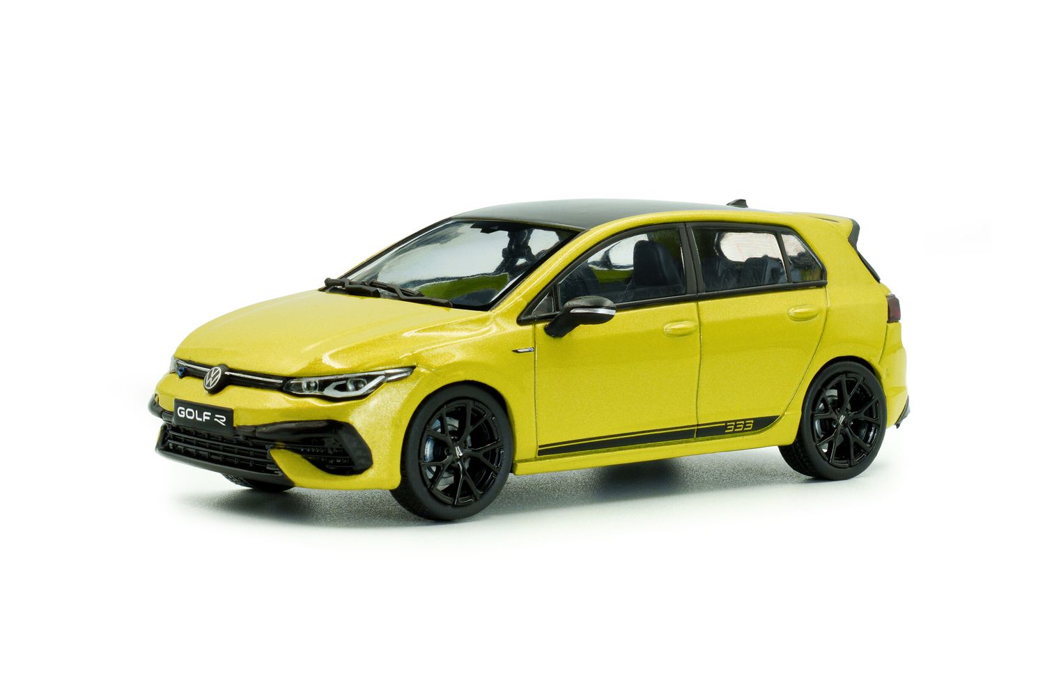 1:43 Solido - 2023 Volkswagen Golf R 333 Limited Edition Lime Yellow Metallic 1:43 Solido - 2023 Volkswagen Golf R 333 Limited Edition Lime Yellow Metallic