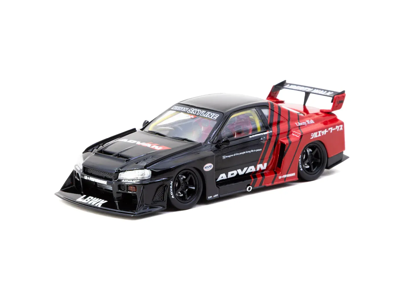 1:43 Tarmac - LB-ER34 Super Silhouette Skyline *ADVAN*