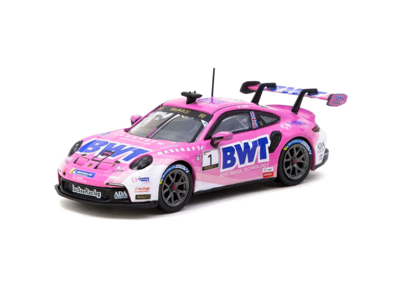 1:64 Tarmac - 2024 Porsche 911 GT3 Cup (992) #1 Harry King Porsche Mobil 1 Supercup 1:64 Tarmac - 2024 Porsche 911 GT3 Cup (992) #1 Harry King Porsche Mobil 1 Supercup
