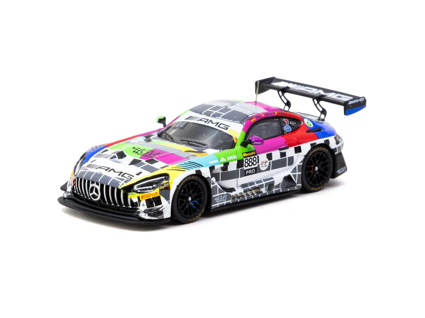 1:64 Tarmac - 2025 Mercedes-AMG GT3, #888 Maro Engel/Mikaël Grenier/Maxime Martin Bathurst 12h 2025 GruppeM Racing 1:64 Tarmac - 2025 Mercedes-AMG GT3, #888 Maro Engel/Mikaël Grenier/Maxime Martin Bathurst 12h 2025 GruppeM Racing