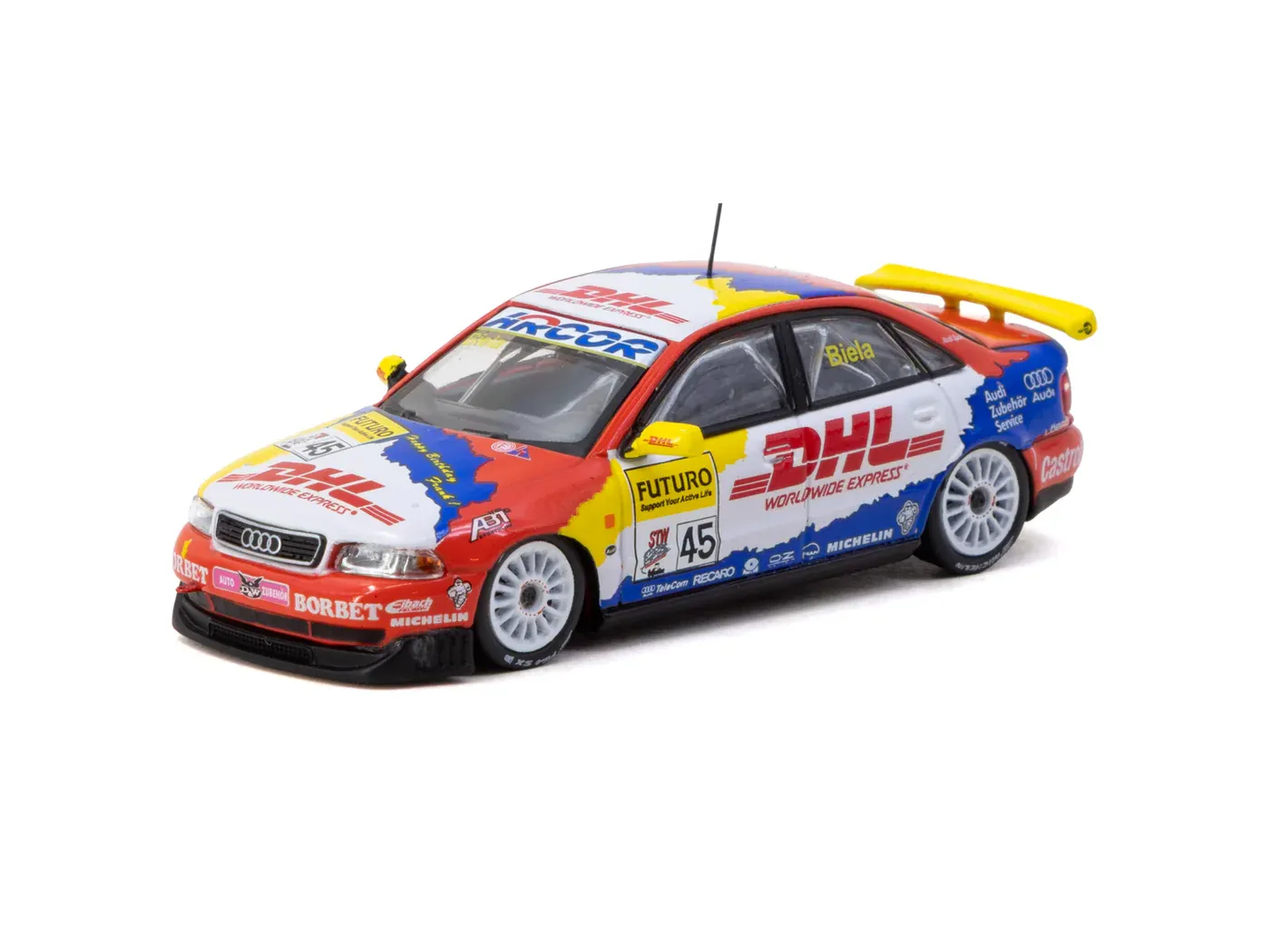1:64 Tarmac - 1998 Audi A4 Quattro #45 Frank Biela Super Tourenwagen Cup 1:64 Tarmac - 1998 Audi A4 Quattro #45 Frank Biela Super Tourenwagen Cup