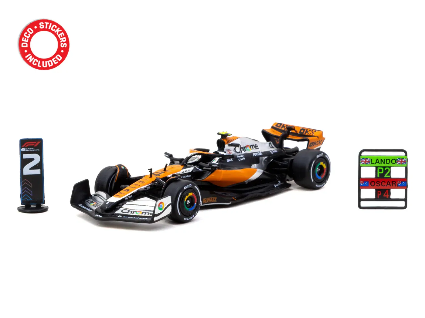 1:64 Tarmac - McLaren MCL60 Lando Norris British Grand Prix 2023