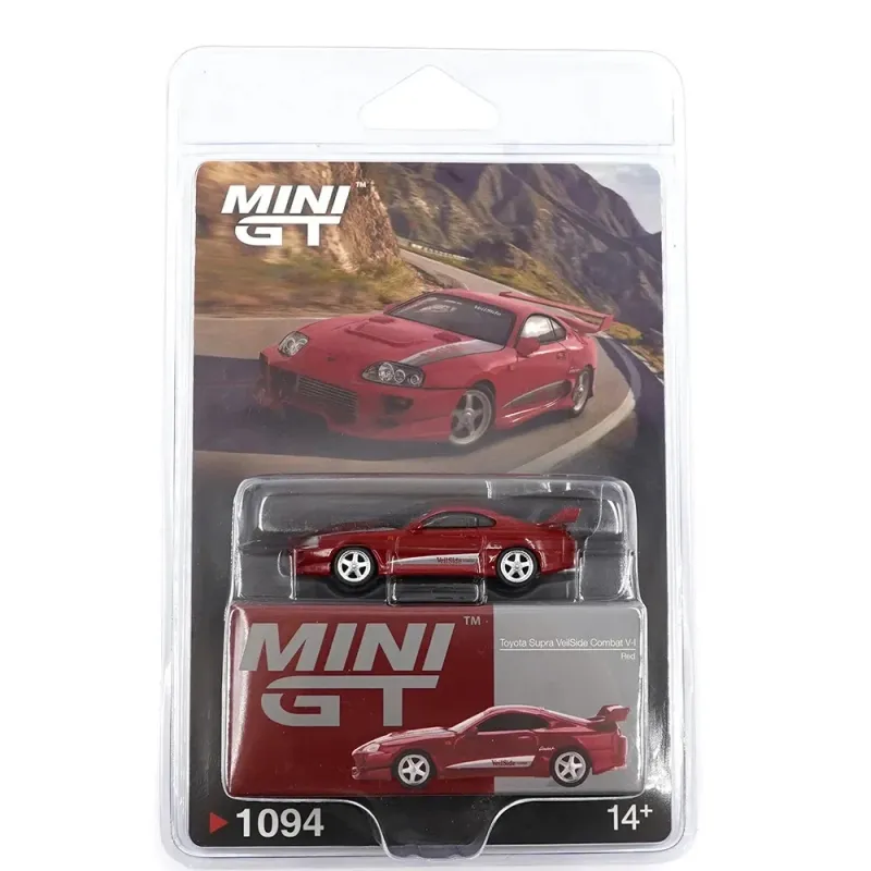 1:64 Mini GT - 1994 Toyota Supra MK4 (A80) Veilside Combat V-I, red *Blister packaging*