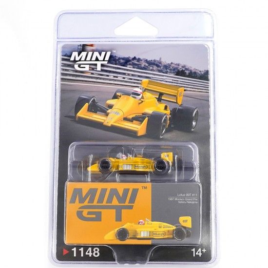 1:64 Mini GT - 1987 Lotus 99T #11 Satoru Nakajima Monaco Grand Prix *Blister packaging* 1:64 Mini GT - 1987 Lotus 99T #11 Satoru Nakajima Monaco Grand Prix *Blister packaging*