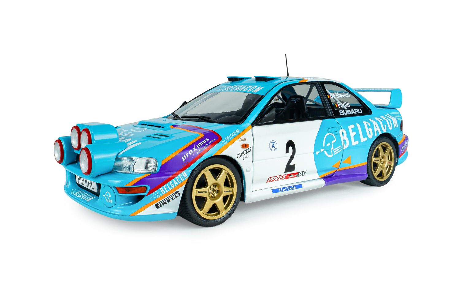 1:18 Solido - Subaru Impreza WRC #2 Ypres Rally 1998 De Mevius 1:18 Solido - Subaru Impreza WRC #2 Ypres Rally 1998 De Mevius