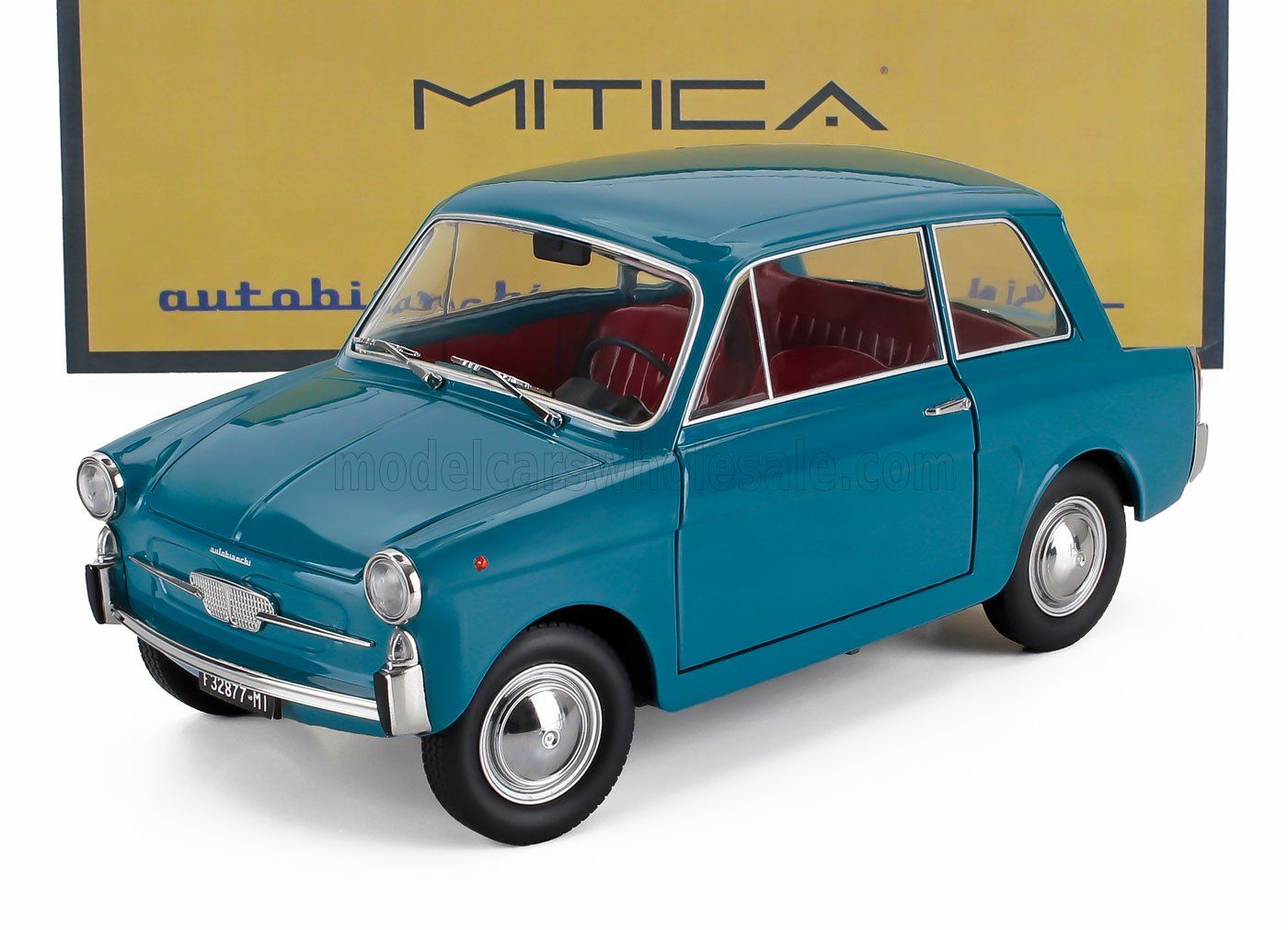 1:18 Mitica Diecast - 1962 Autobianchi Bianchina 4 Posti Berlina Blue