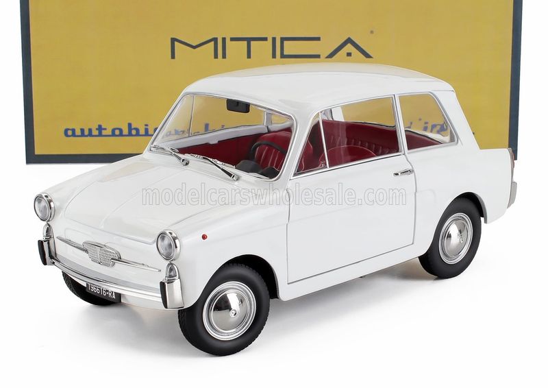 1:18 Mitica Diecast - 1962 Autobianchi Bianchina 4 Posti Berlina White