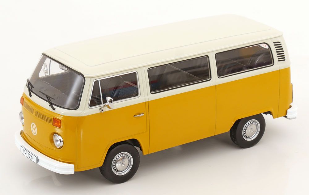 1:18 KK Scale - VW Bus T2b 1972 gelb/weiß