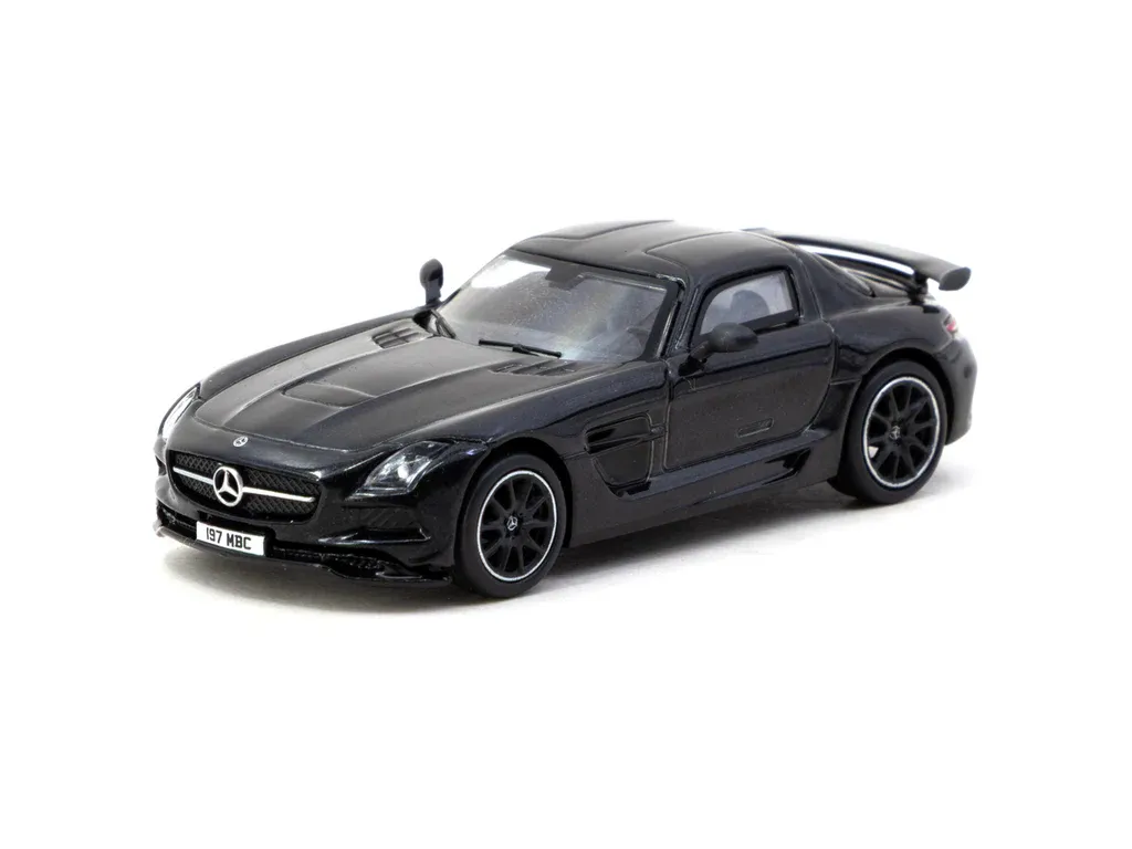 1:64 Tarmac - Mercedes-Benz SLS AMG Coupé Black Series, black metallic 1:64 Tarmac - Mercedes-Benz SLS AMG Coupé Black Series, black metallic