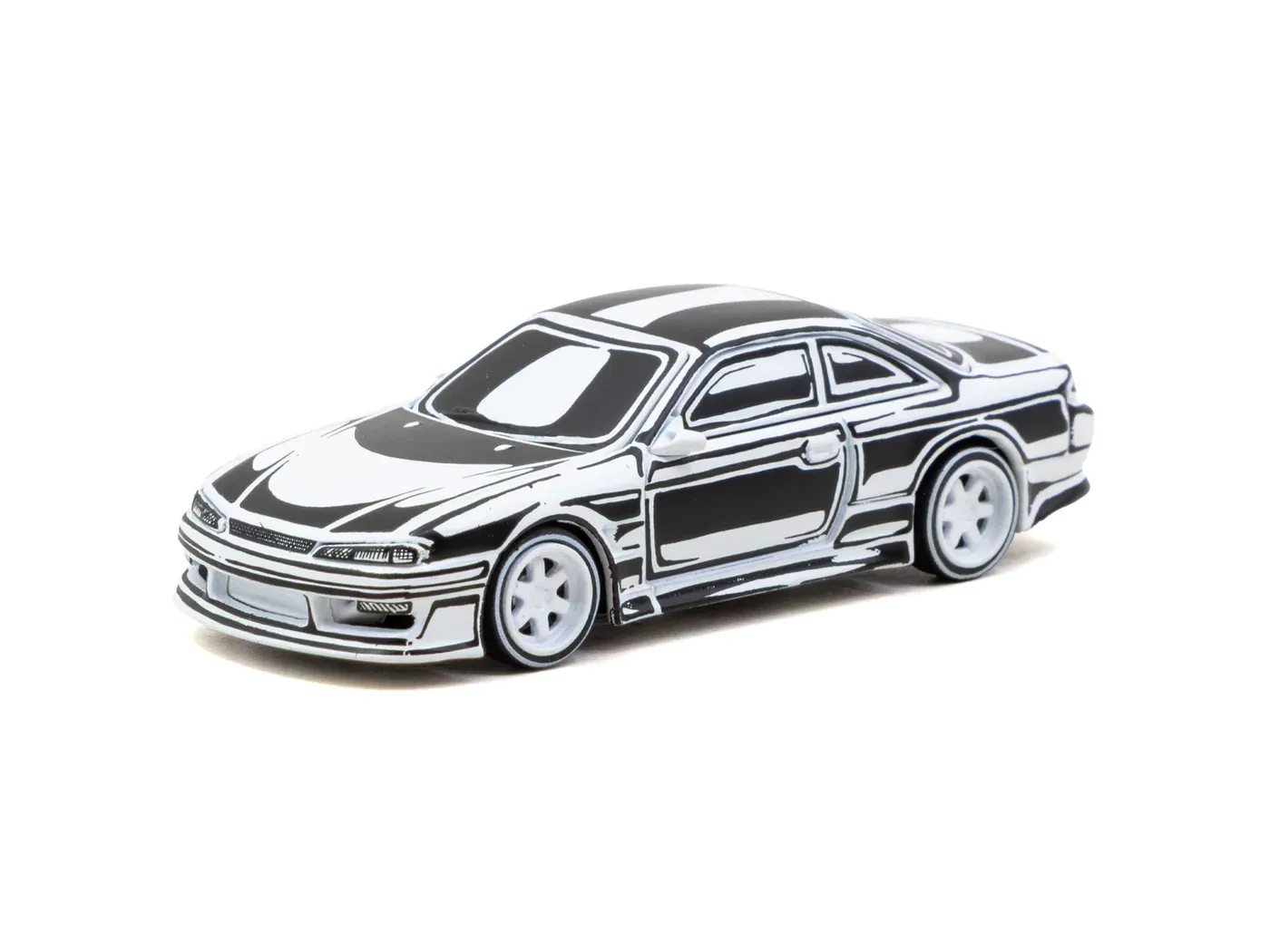 1:64 Tarmac - Vertex Nissan Silvia (S14), Designed by Joshua Vides, chrome 1:64 Tarmac - Vertex Nissan Silvia (S14), Designed by Joshua Vides, chrome