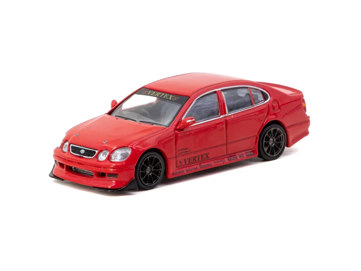 1:64 Tarmac - VERTEX Toyota Aristo JZS161, red *Tarmac Cards* 1:64 Tarmac - VERTEX Toyota Aristo JZS161, red *Tarmac Cards*