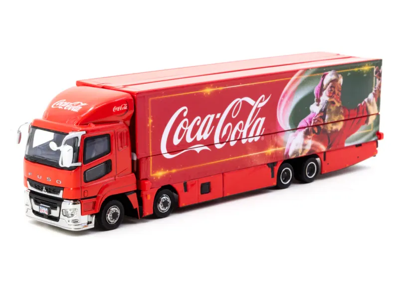 1:64 Tarmac - Mitsubishi Fuso Super Great *Coca-Cola Santa Truck*