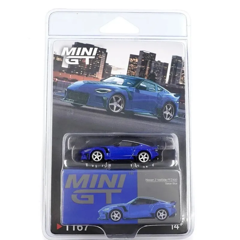 1:64 Mini GT - 2024 Nissan Fairlady Z Veilside FFZ400, seiran blue *Blister packaging*