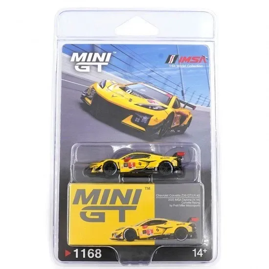 1:64 Mini GT - 2025 Chevrolet Corvette Z06 GT3 R #3 Pratt Miller Motorsports Daytona 24 hrs *Blister packaging*