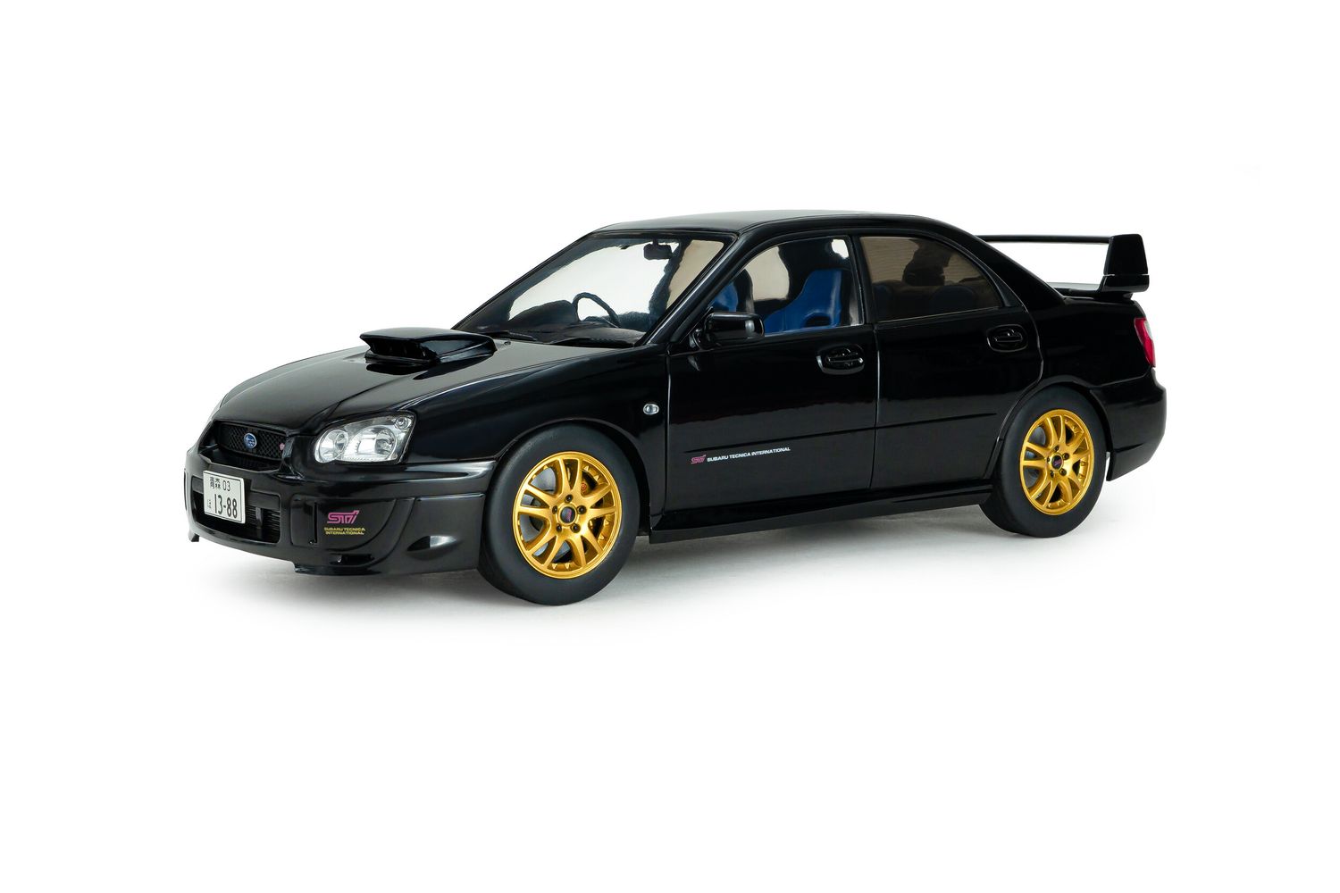 1:18 Solido - 2004 Subaru Impreza WRX STi Java Black Pearl