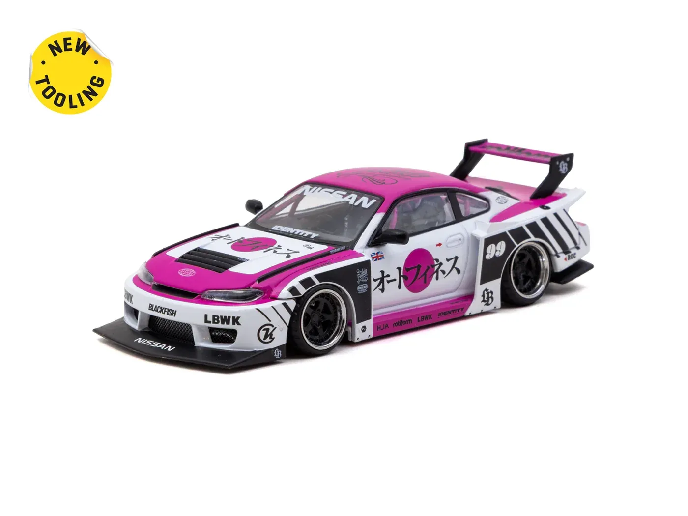 1:43 Tarmac - LB-Super Silhouette Nissan Silvia (S15) Auto Finesse, white/pink 1:43 Tarmac - LB-Super Silhouette Nissan Silvia (S15) Auto Finesse, white/pink